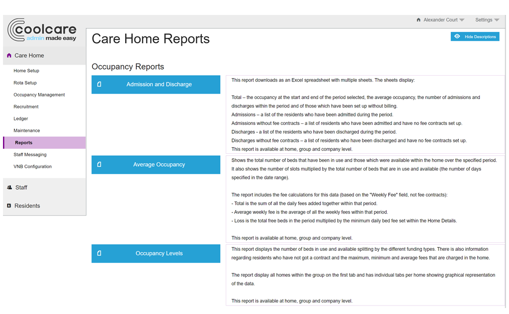 Occupancy_Reports