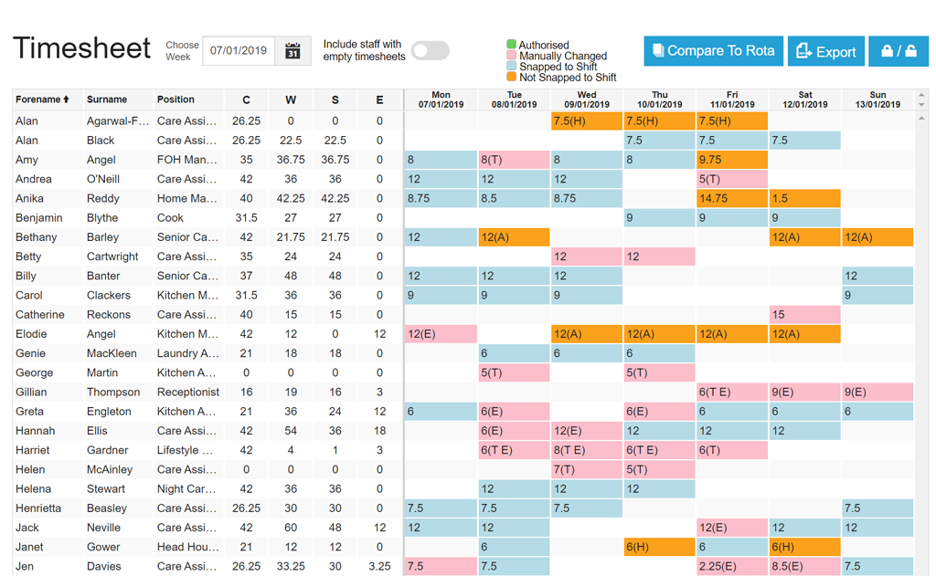 Timesheet