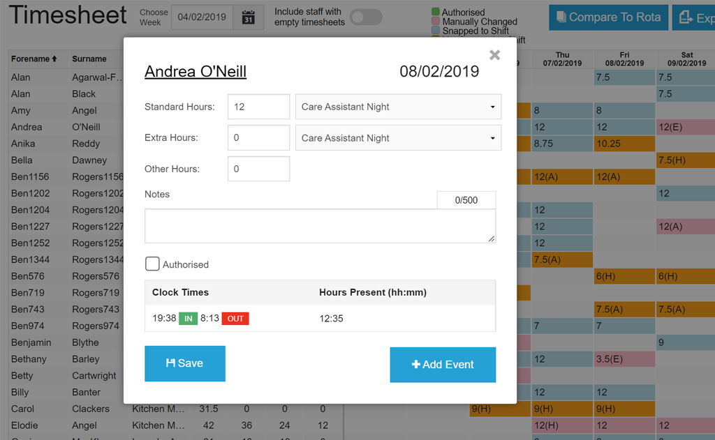 Timesheet_Snap